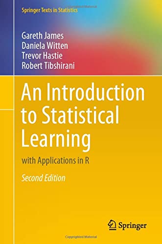 An Introduction to Statistical Learning with Applications in R 2nd